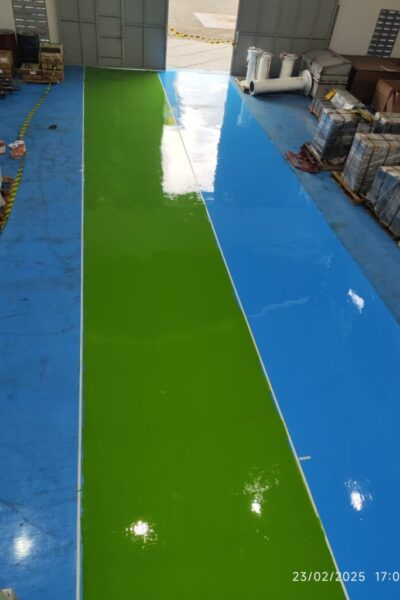 Proses Coating lantai 3
